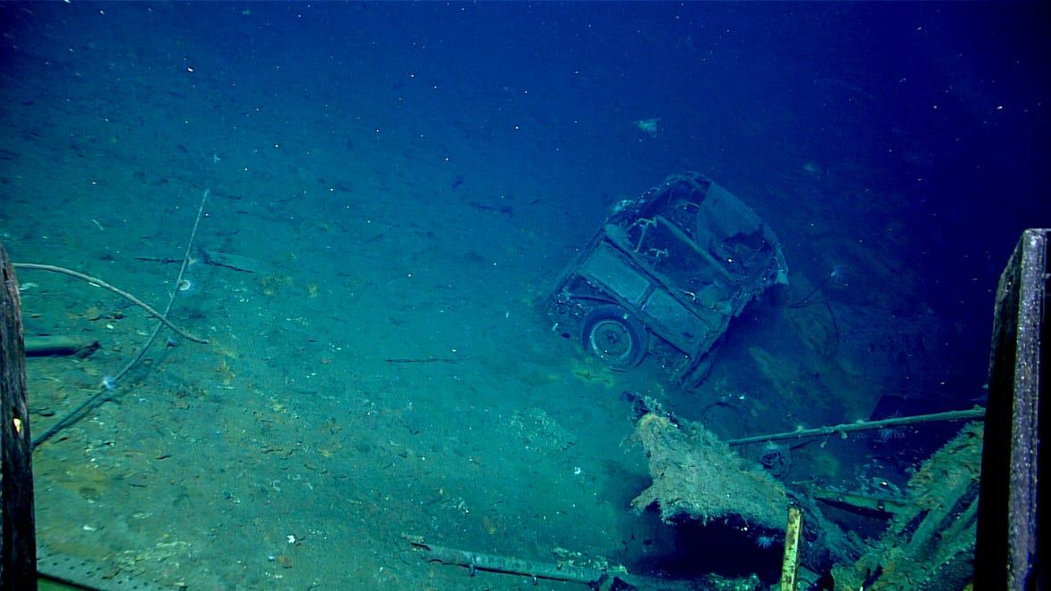 Jaw-Dropping Discovery: A Ford Car’s Untold Legacy Inside the Sunken USS Yorktown – NOAA’s Poignant Breakthrough 2 Jaw-Dropping Discovery: A Ford Car’s Untold Legacy Inside the Sunken USS Yorktown – NOAA’s Poignant Breakthrough